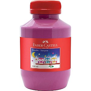 Tinta Guache 250ML Rosa - Pacote com 6