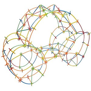 Brinquedo Diverso Connectubo 0.3CM 408 PCS