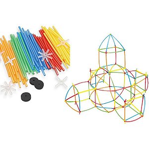 Brinquedo Diverso Connectubo 0.6CM 238 PCS