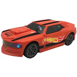 Carrinho HOT Wheels FLASH SOM/LUZ Laranja