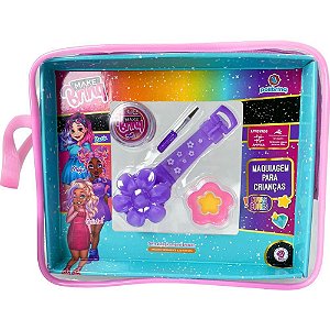 Maquiagem e Beleza Infantil Make BRINQ Necessaire com GLOSS