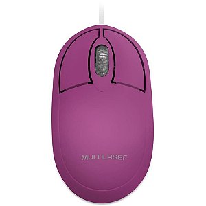 Mouse óptico USB Classic BOX FULL Rosa 1200DPI