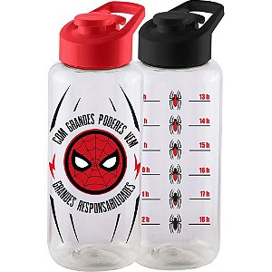 Squeeze SPIDER-MAN PET BODY 1000ML - Pacote com 20 Unidades