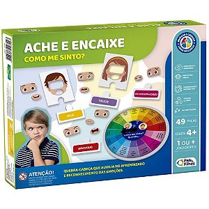 Brinquedo Pedagógico ACHE e Encaixe Como ME Sinto