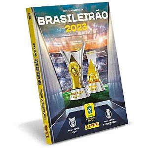 álbum de Figurinhas Brasileirão 2023 Capa Dura CX com 10
