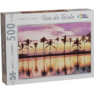 QUEBRA-CABEÇA Cartonado FIM de Tarde 500PCS