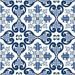 Papel de Parede Plástico Adesivo 45CMX10M Fantasia Azulejo 2 0,80