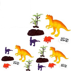 Miniatura Colecionável KIT Dinossauros 6PCS (S)