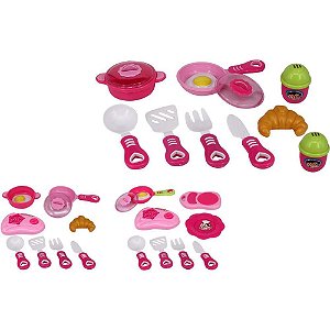 Brincando de Casinha KIT Cozinha 10 PCS