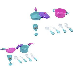 Brincando de Casinha KIT Cozinha 8 PCS