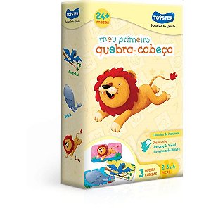 QUEBRA-CABEÇA Cartonado Meu Primeiro Q.C. 2/3/4 Peças