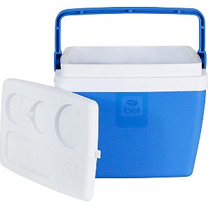 Caixa Térmica 12L C/ALCA e Suporte Azul