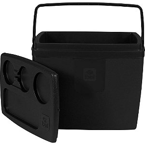 Caixa Térmica 19L C/ ALÇA Preta