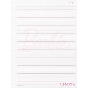 Caderno Inteligente Refil Médio BY Barbie Pautado 90G 50 Folhas