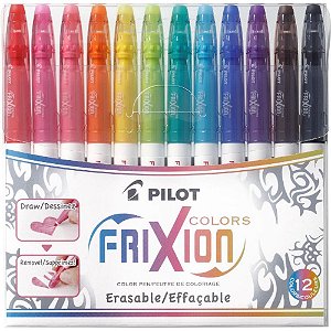 Caneta Hidrográfica Apagável Frixion Colors C/12