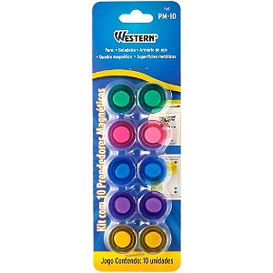 ímã Prendedor Magnético 20MM Blister com 10 Unidades