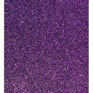 Placa em E.V.A com Glitter 48X40CM Violeta 1,8MM Pacote com 10