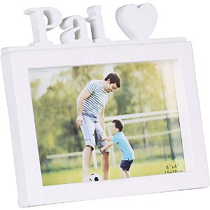 Porta Retrato Pai 10X15CM PP e Vidro Horizontal
