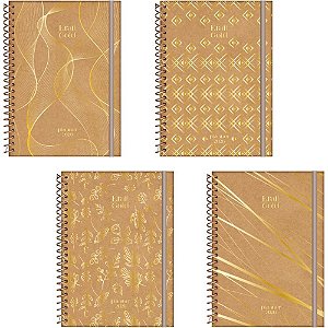 Agenda Planner 2024 KRAFT GOLD Espiral 160FLS (S)  PCT com 04