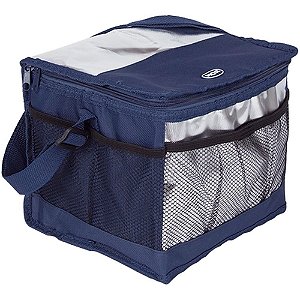Bolsa Térmica 10L Azul Marinho com ALÇA Longa