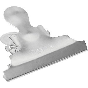 Prendedor de Papel Galvanizado Grande 95MM - Pacote com 12