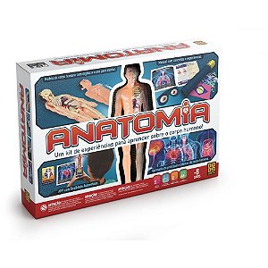 Brinquedo Educativo Anatomia - KIT de Atividades para Explorar o Corpo Humano