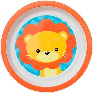 Kit Alimentação Prato Animal FUN Leão - Pratinho Infantil