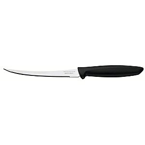 Faca Plenus para Tomate INOX 5" Cabo Preto Tramontina