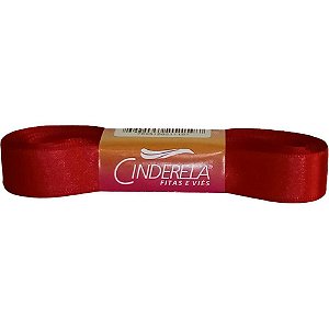 Fita de Cetim 15MM 10M. Vermelho