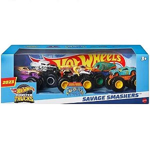 Hot Wheels Monster TRUCKS Veículo Escala 1:64 5-PACK