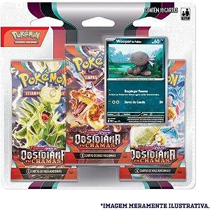 Jogo de Cartas Pokemon EV03 Obsidiana Chamas BL C/ 03