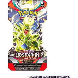 Jogo de Cartas Pokemon EV03 Obsidiana Chamas DP C/ 24