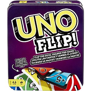 Jogo de Cartas UNO FLIP - Edição Lata