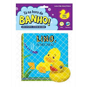 Livro para Banho Lino o Patinho com LUZ