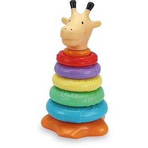 Brinquedo Educativo Girafa Colorida
