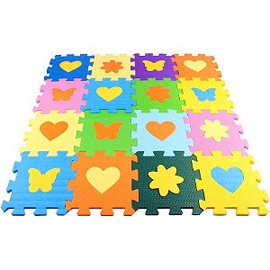 Brinquedo Pedagógico EVA ART 16PC 15X15CM 5MM Color