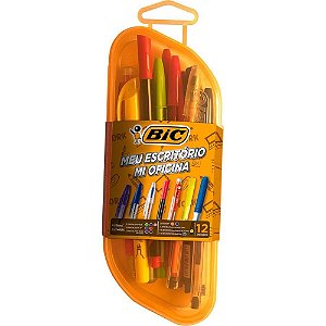 Kit de Escrita Meu Escritório com 12 Peças - BIC
