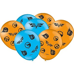 Balão Decorado N.09 HOT Wheels PCT C/ 25