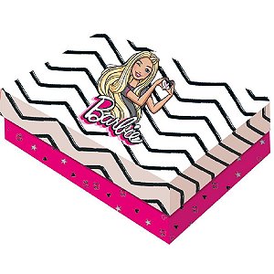 Caixa Presente Tampa Barbie Retangular P - 15X12,7X6,5 CM (pacote com 6)