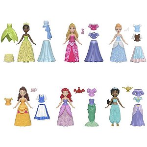 Boneca Disney Princesa Mini Coleção Moda