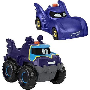 Carrinho Batwheels 1:55 LUZ 2-PACK