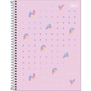 Caderno 20X1 Capa Dura HAPPY 320 Folhas