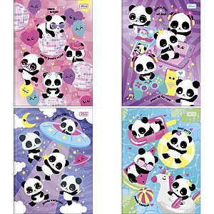 Caderno Brochurão Capa Dura Lovely Friend 80 Folhas