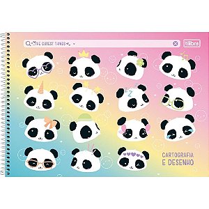 Caderno Desenho UNIV Capa Dura Lovely Friend 80FLS.