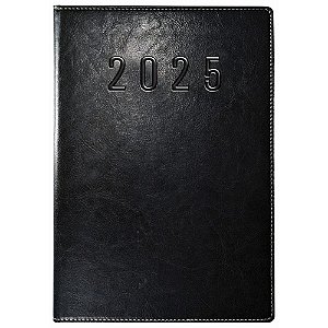 Agenda 2024 Executiva Grande Brochura Preta 168 Folhas