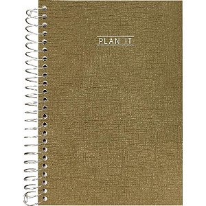 Agenda Planner Permanente PLAN IT Espiral CD Bronze 80FL