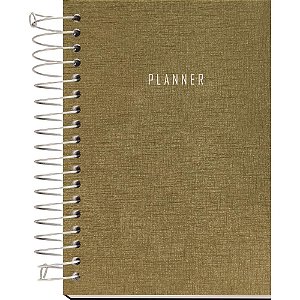 Agenda Planner Permanente SCRATCH Espiral CD Bronze 160F
