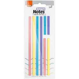 Bloco Marcador de Página Adesivo Marca Texto Pastel 8 Blocos com 20 Folhas