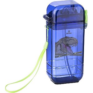 Garrafa Plástica Estampada 350ML Raptors AZUL/VERDE