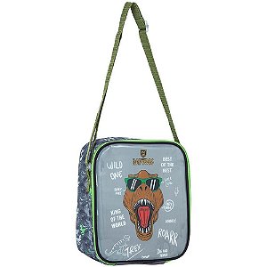 Lancheira Térmica Raptor VERDE/CINZA